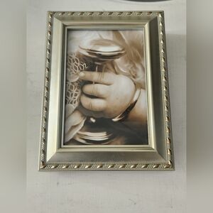 Baptism Music Box With 4" X 6" Photo & Wind-up Lullaby